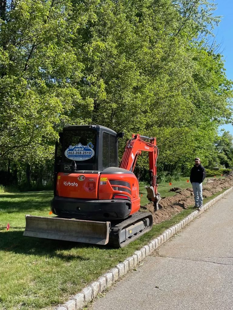 Sewer, water and underground utility work by JWSR LLC in New Jersey