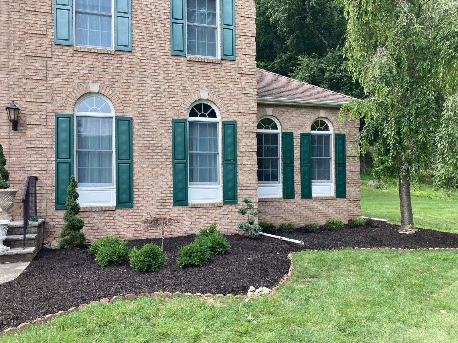 Retaining wall and hardscaping work by JWSR LLC in New Jersey