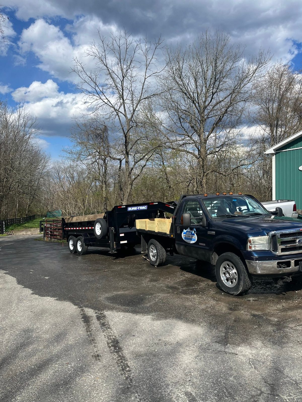 JWSR LLC crew and equipment on the job in New Jersey