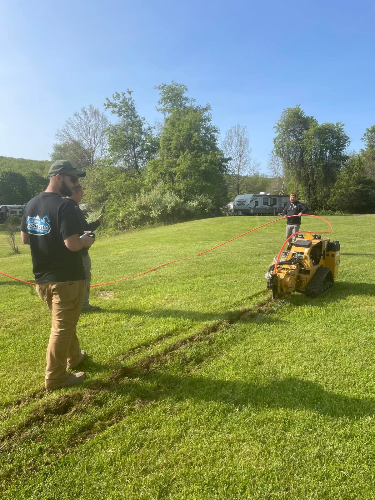 Grading and site preparation by JWSR LLC in New Jersey