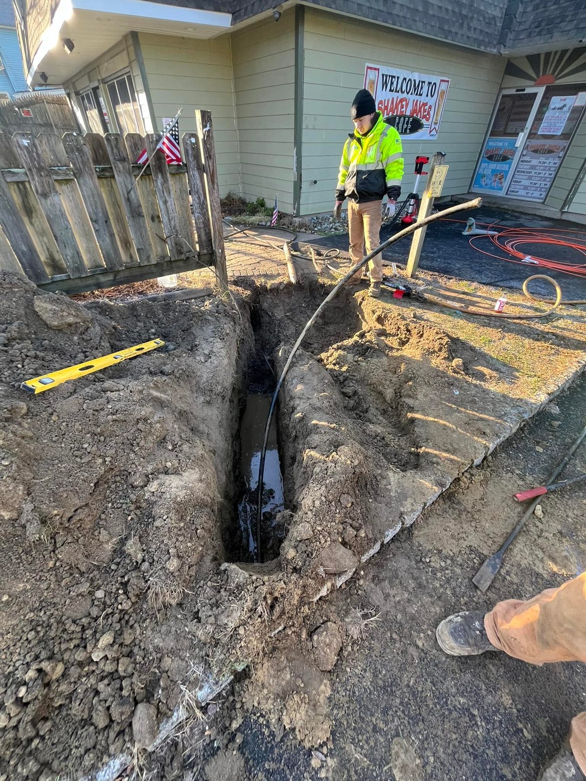 Septic and drainage installation by JWSR LLC in New Jersey