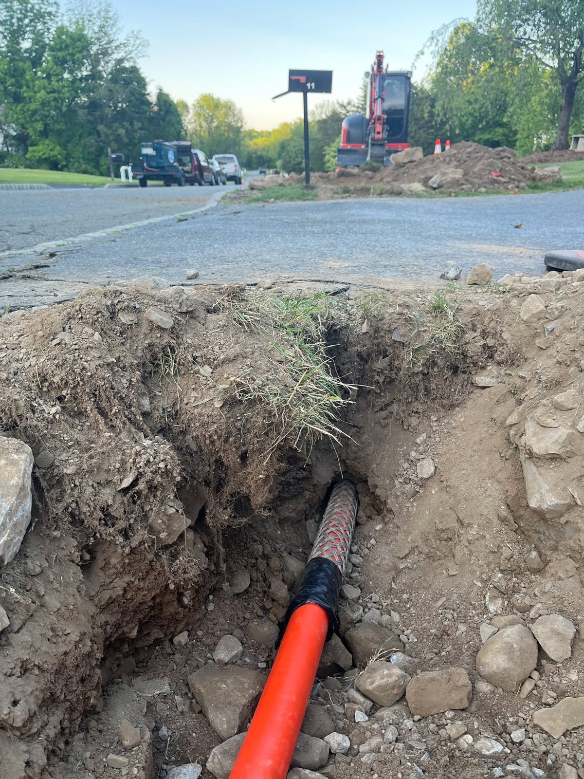 Sewer, water and underground utility work by JWSR LLC in New Jersey